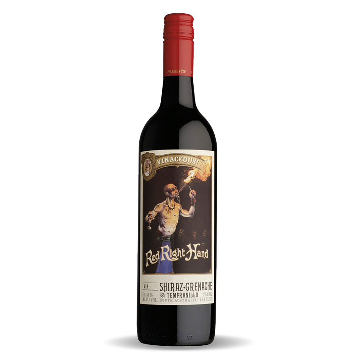 Vinaceous Red Right Hand Shiraz Grenache Tempranillo